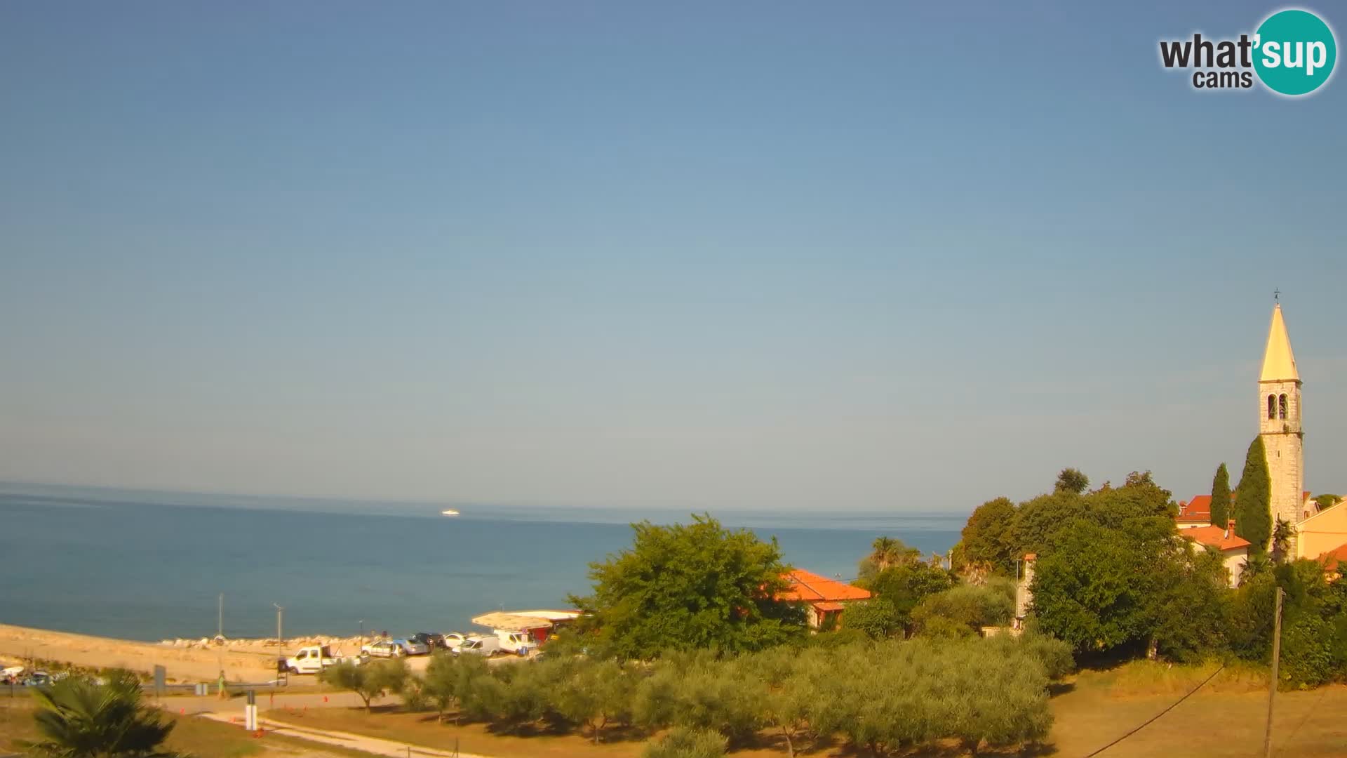 Umag Webcam uživo Lovrečica / San Lorenzo – Istra – Hrvatska