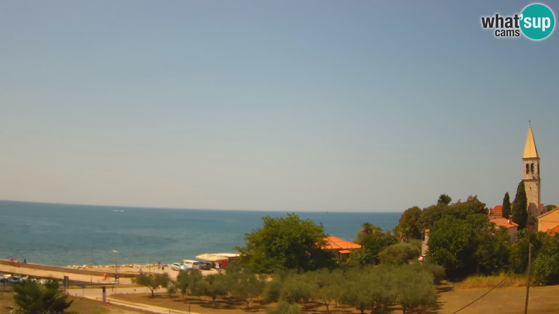 Umag Webcam en direct Lovrečica / San Lorenzo – Istrie – Croatie