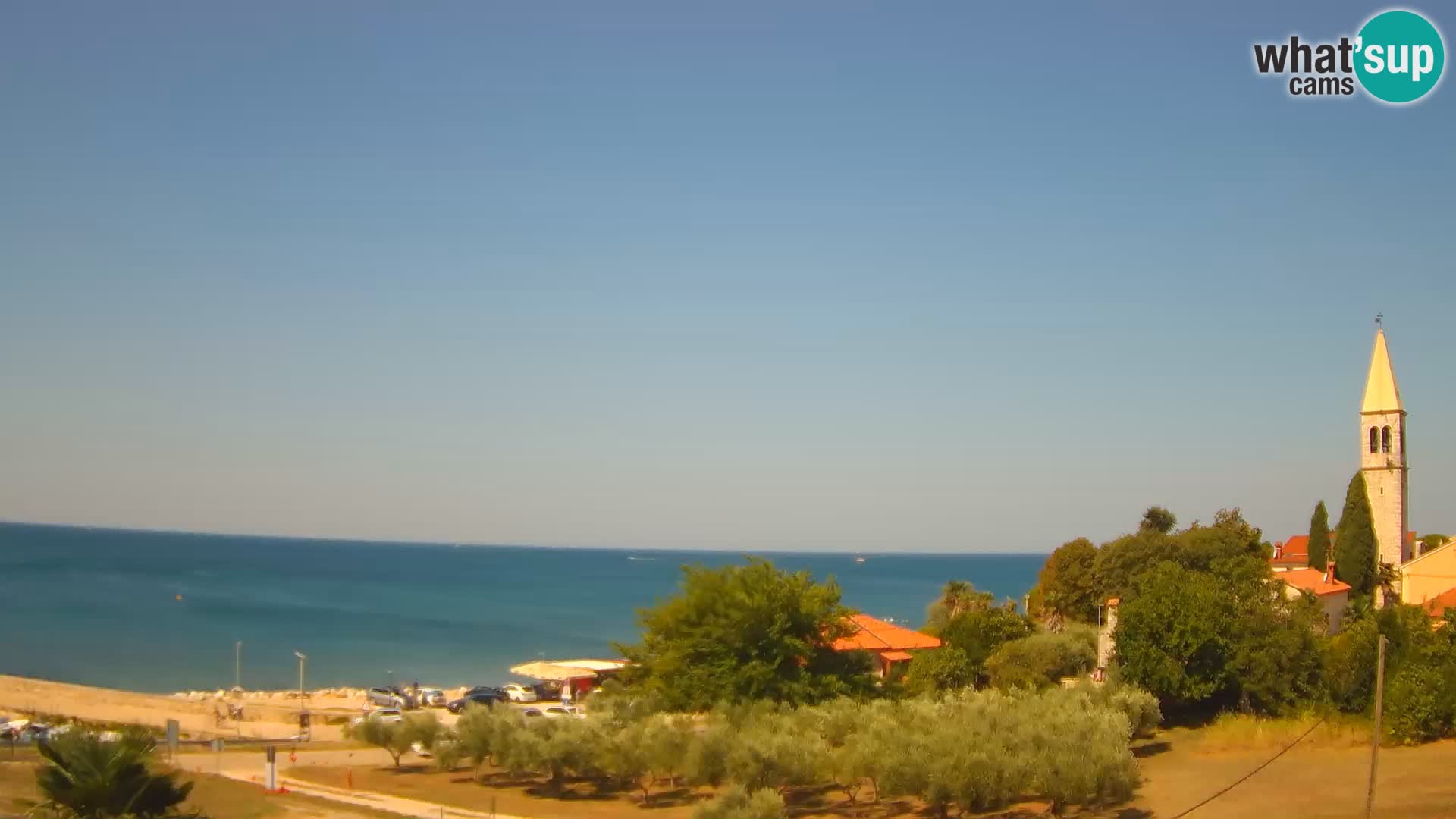 Umag Webcam en direct Lovrečica / San Lorenzo – Istrie – Croatie