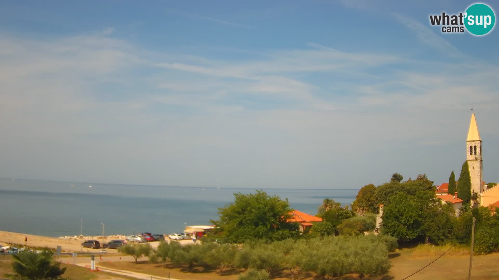 Umag Webcam uživo Lovrečica / San Lorenzo – Istra – Hrvatska