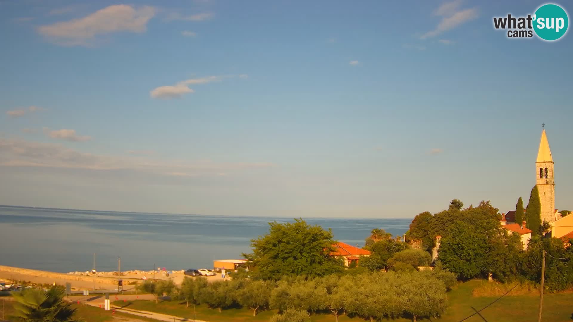 Umag spletna kamera Lovrečica – Istra – Hrvaška