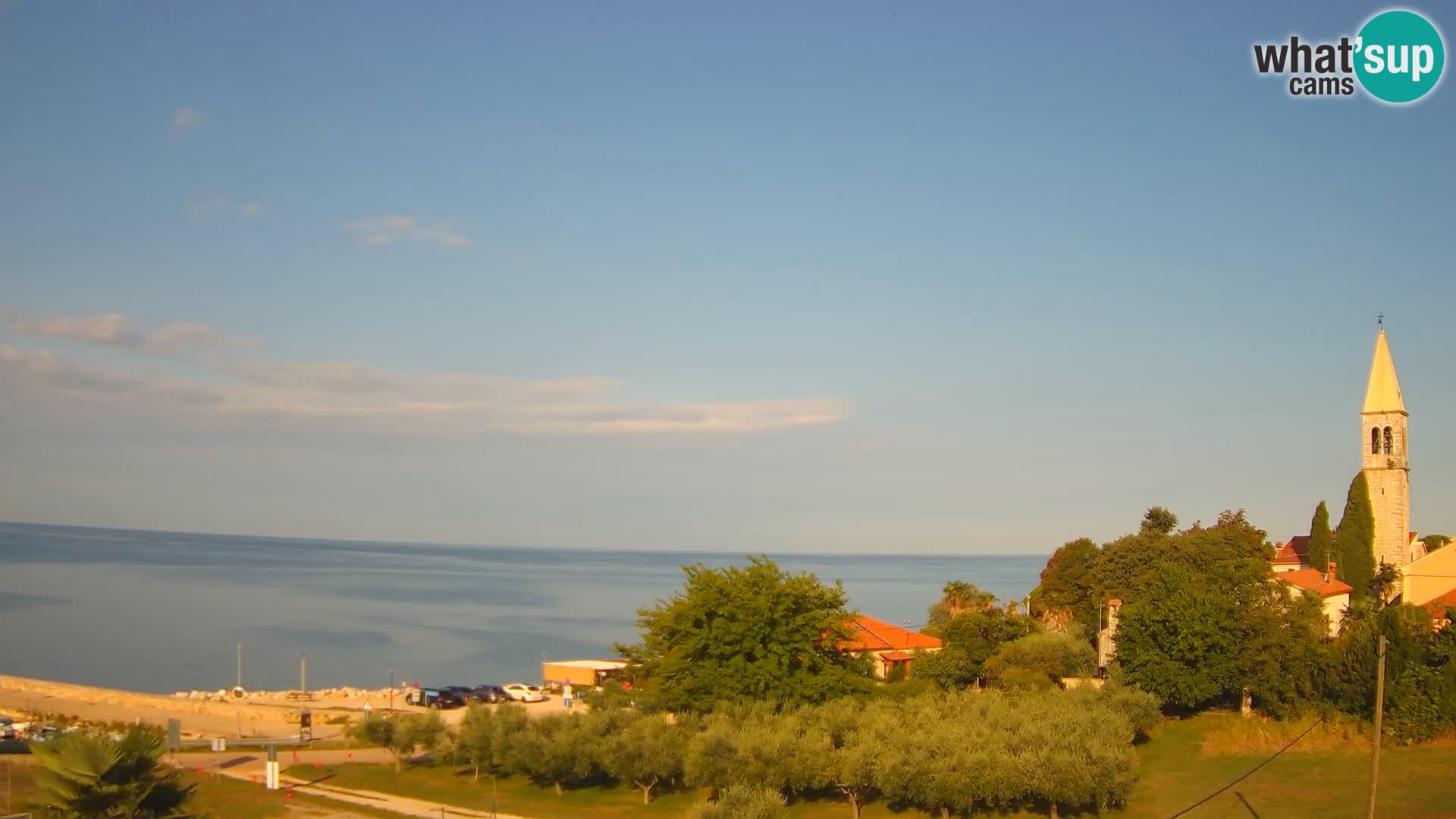 Umag Webcam uživo Lovrečica / San Lorenzo – Istra – Hrvatska