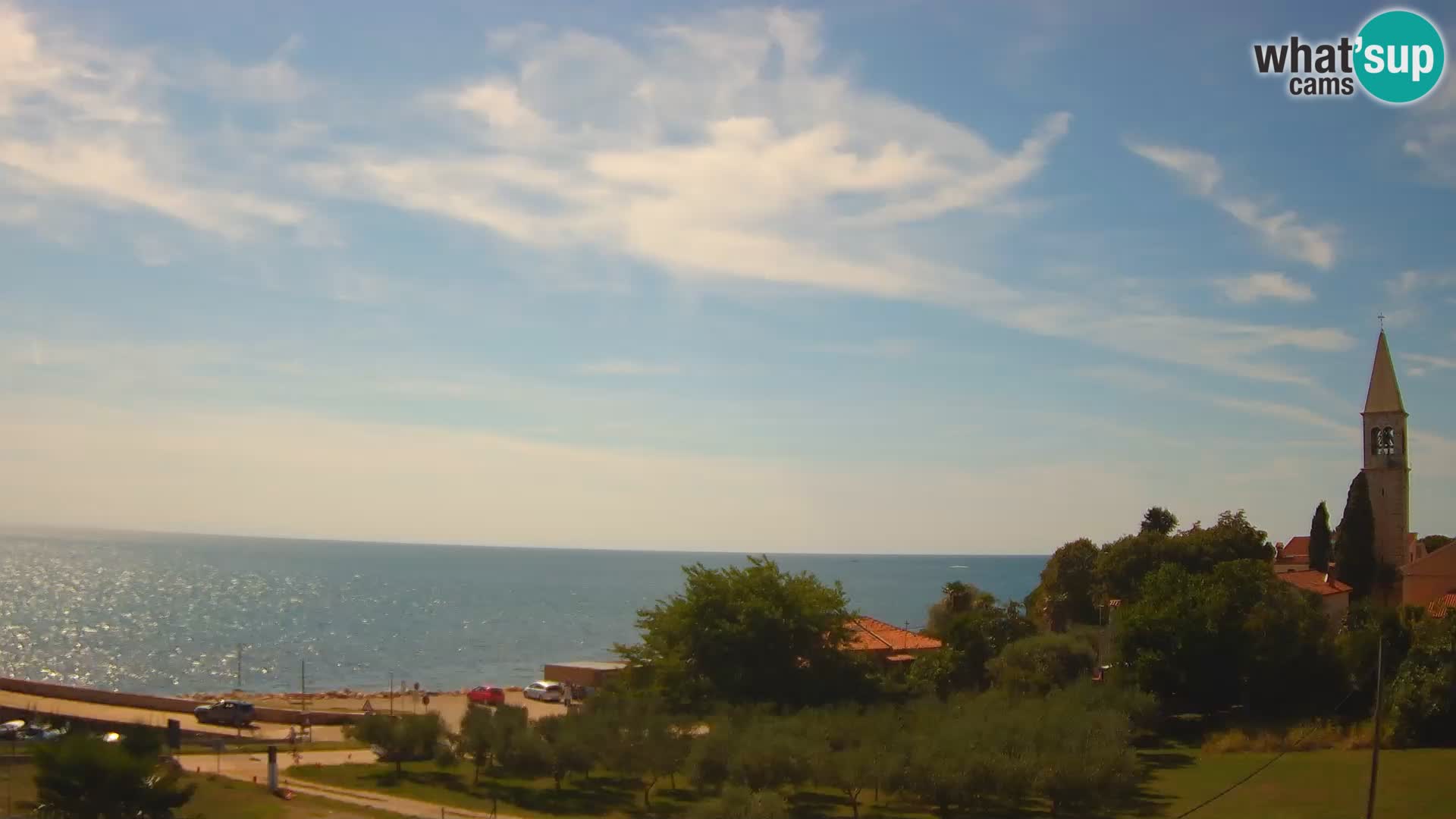Umag Webcam uživo Lovrečica / San Lorenzo – Istra – Hrvatska