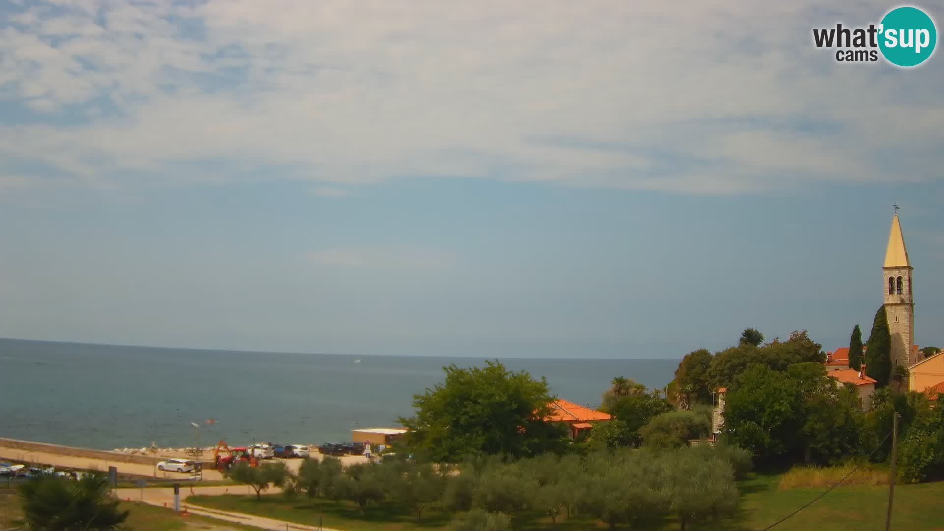 Umag Webcam en direct Lovrečica / San Lorenzo – Istrie – Croatie