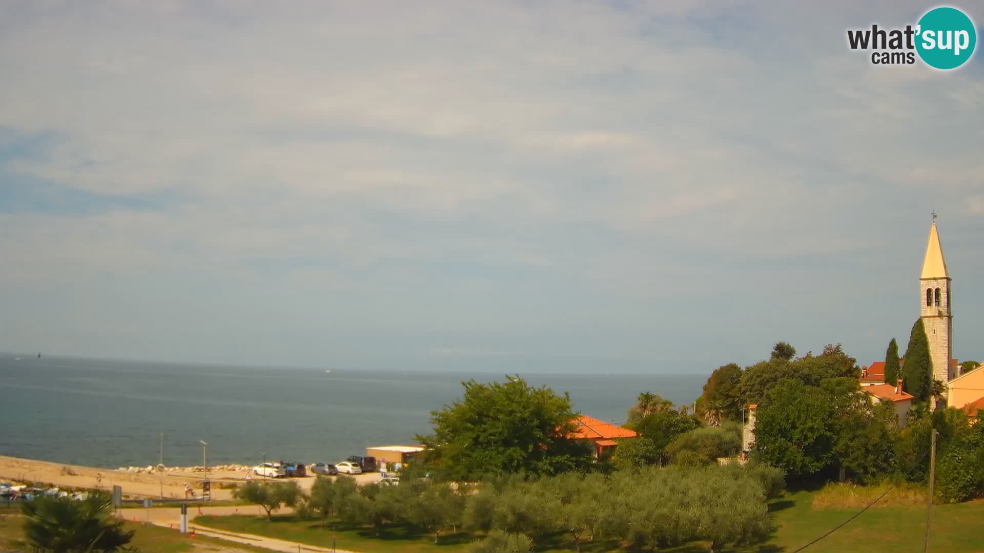 Umag Webcam uživo Lovrečica / San Lorenzo – Istra – Hrvatska