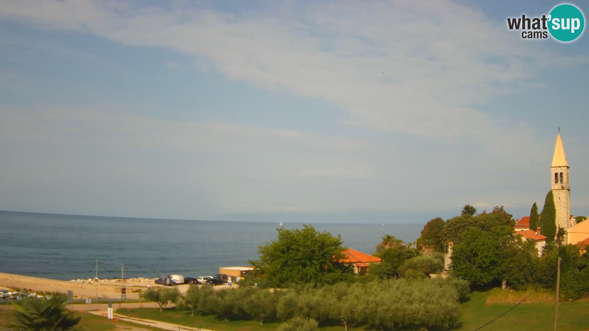 Umag spletna kamera Lovrečica – Istra – Hrvaška