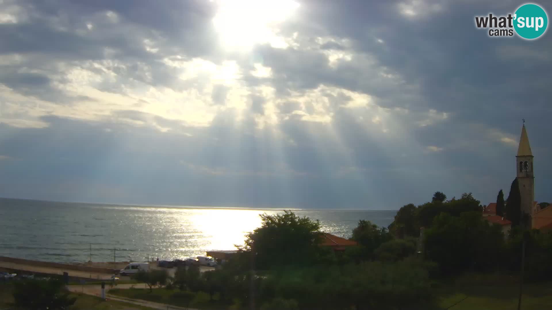 Umag Webcam en direct Lovrečica / San Lorenzo – Istrie – Croatie
