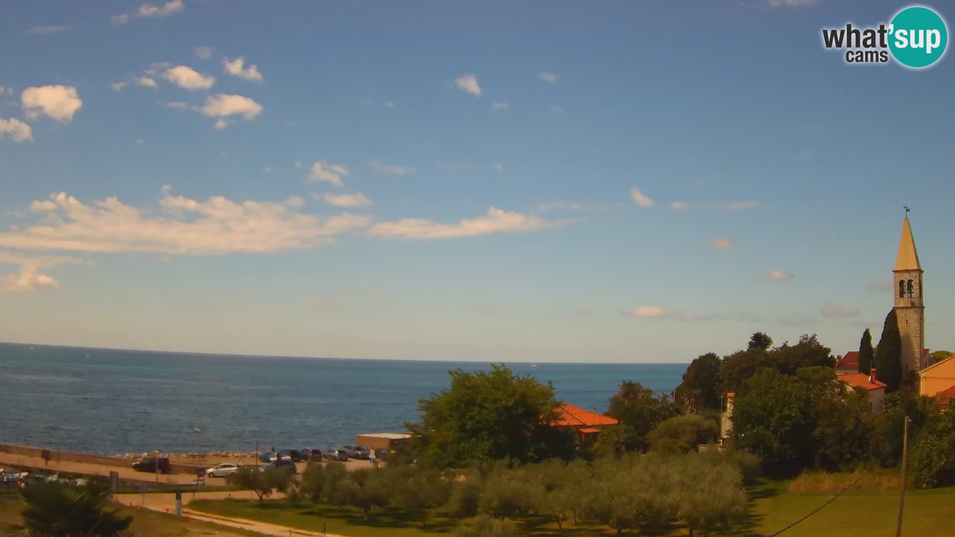 Umag Webcam uživo Lovrečica / San Lorenzo – Istra – Hrvatska