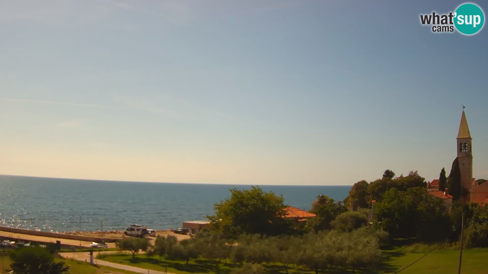 Umag Webcam en direct Lovrečica / San Lorenzo – Istrie – Croatie