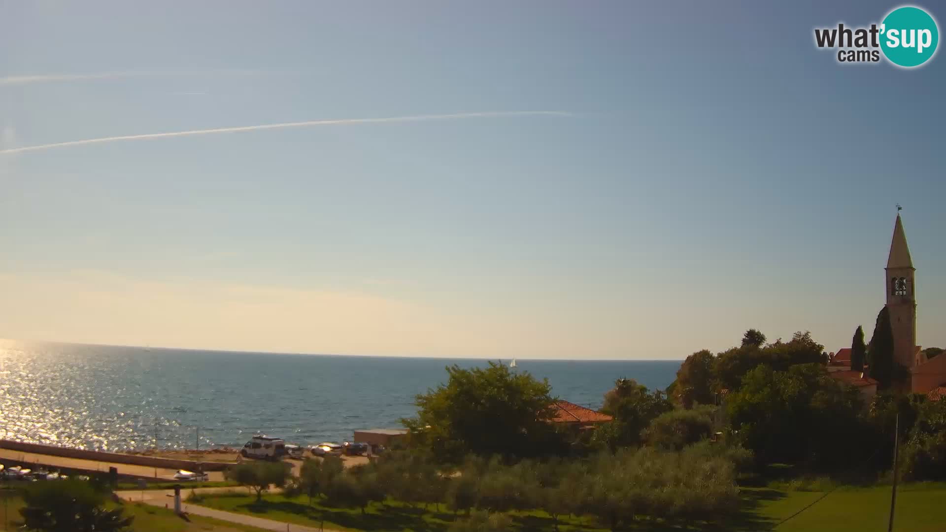 Umag Webcam en direct Lovrečica / San Lorenzo – Istrie – Croatie