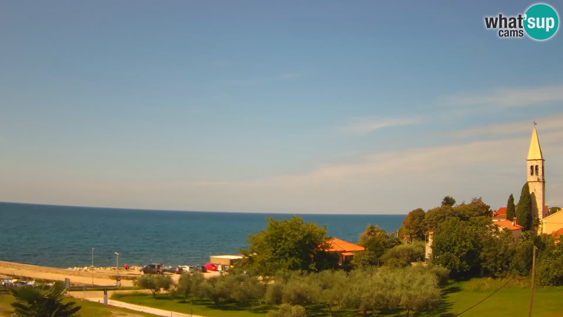 Umag spletna kamera Lovrečica – Istra – Hrvaška