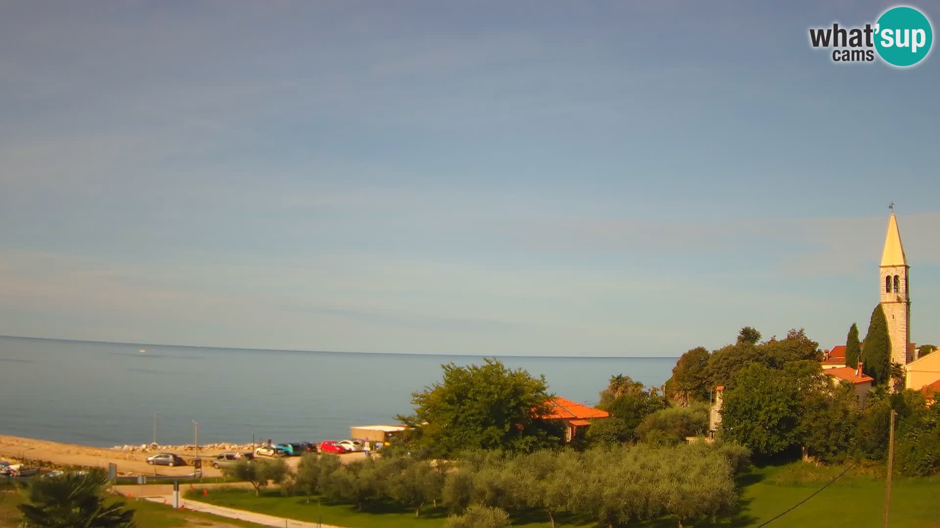 Umag spletna kamera Lovrečica – Istra – Hrvaška
