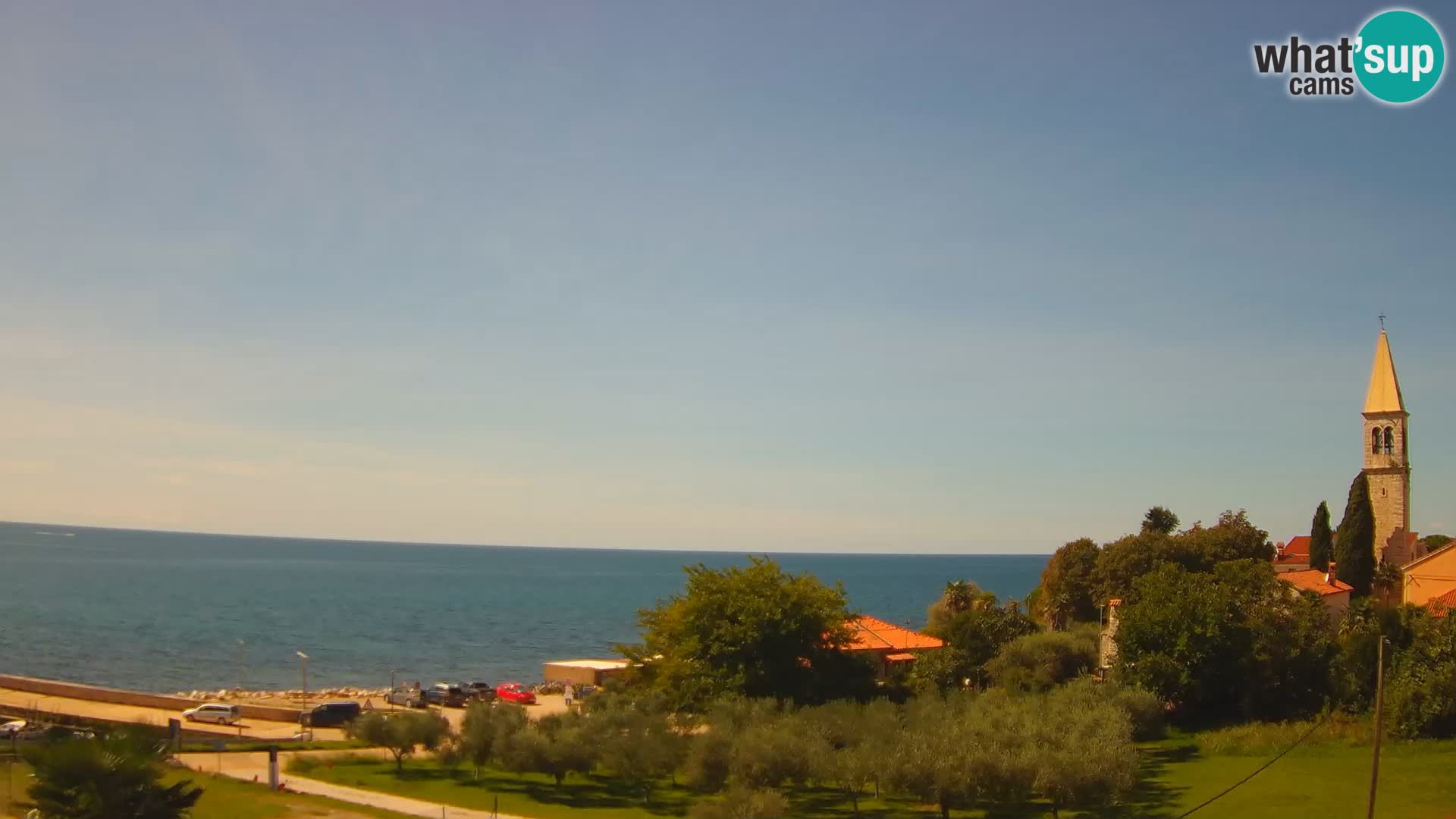 Umag Webcam en direct Lovrečica / San Lorenzo – Istrie – Croatie