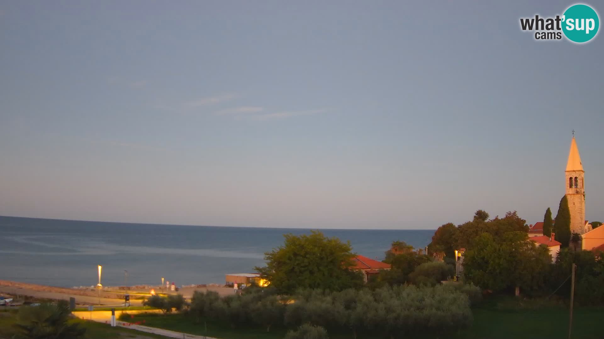Umag Webcam uživo Lovrečica / San Lorenzo – Istra – Hrvatska