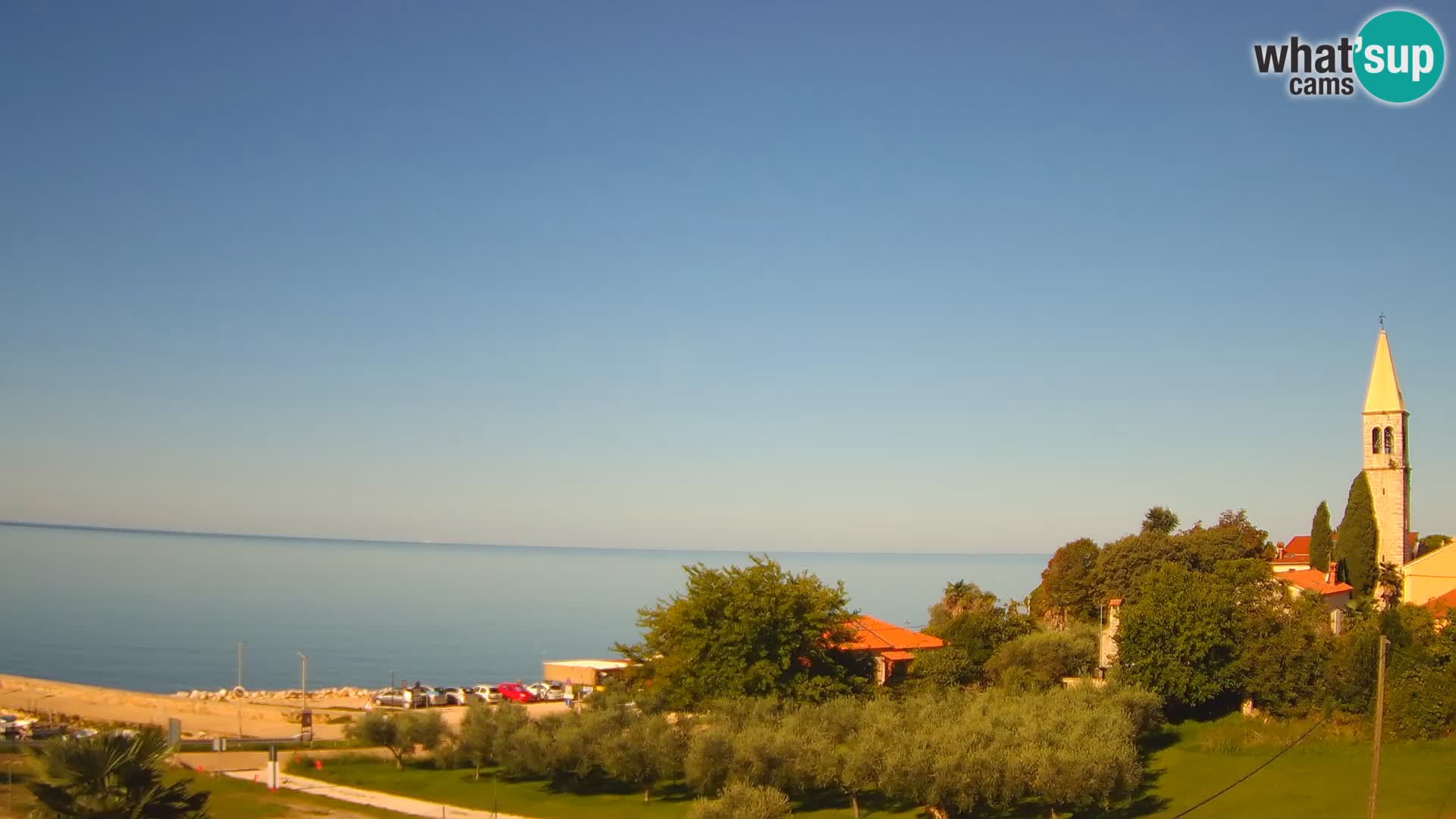 Umag Webcam uživo Lovrečica / San Lorenzo – Istra – Hrvatska