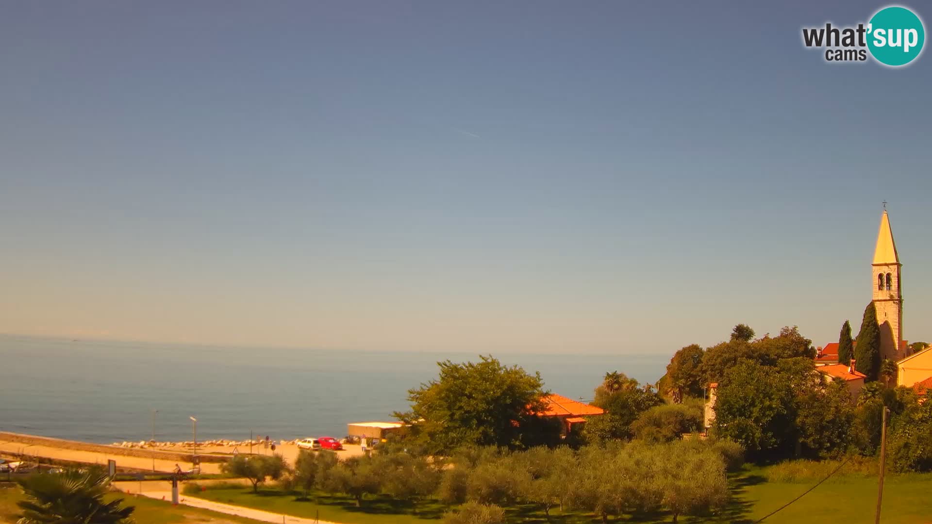 Umag spletna kamera Lovrečica – Istra – Hrvaška