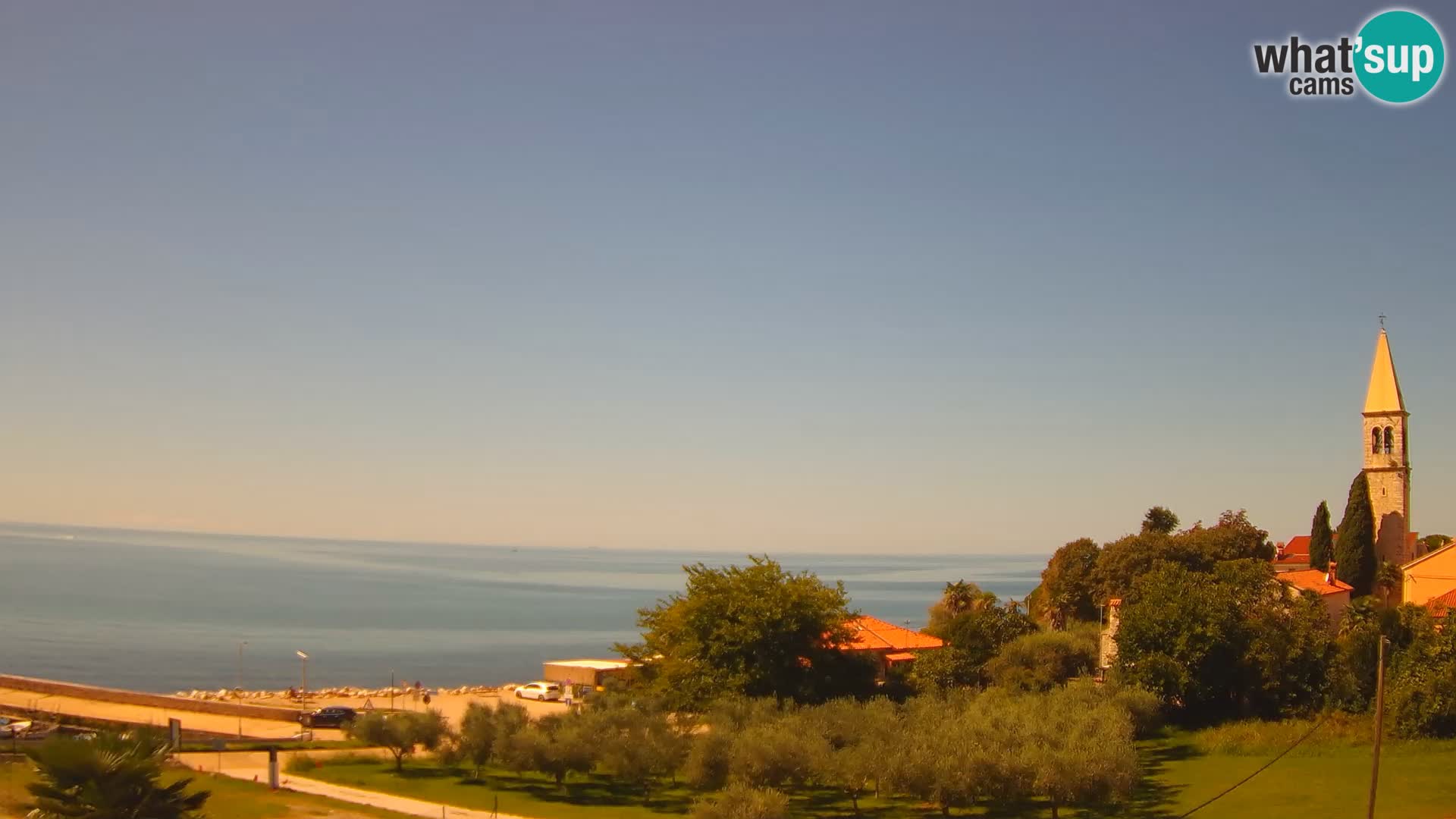 Umag Webcam en direct Lovrečica / San Lorenzo – Istrie – Croatie