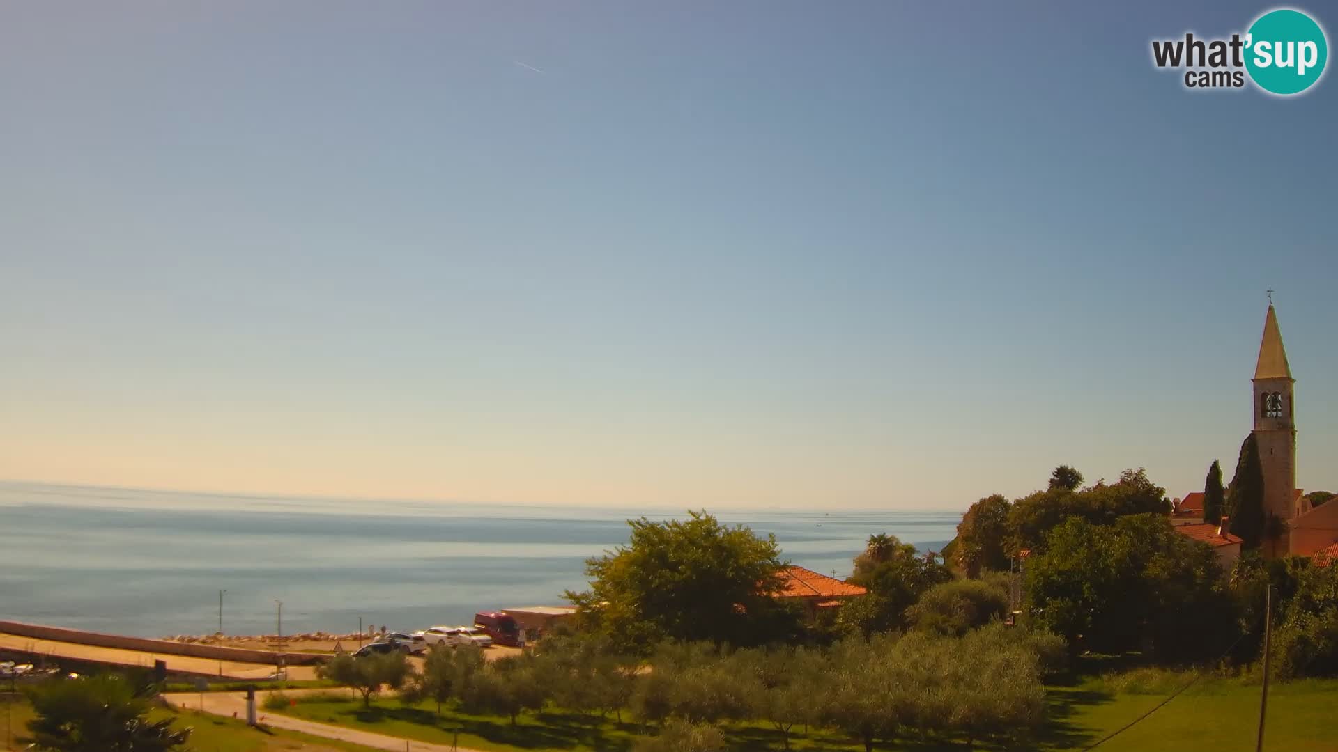 Umag Webcam uživo Lovrečica / San Lorenzo – Istra – Hrvatska