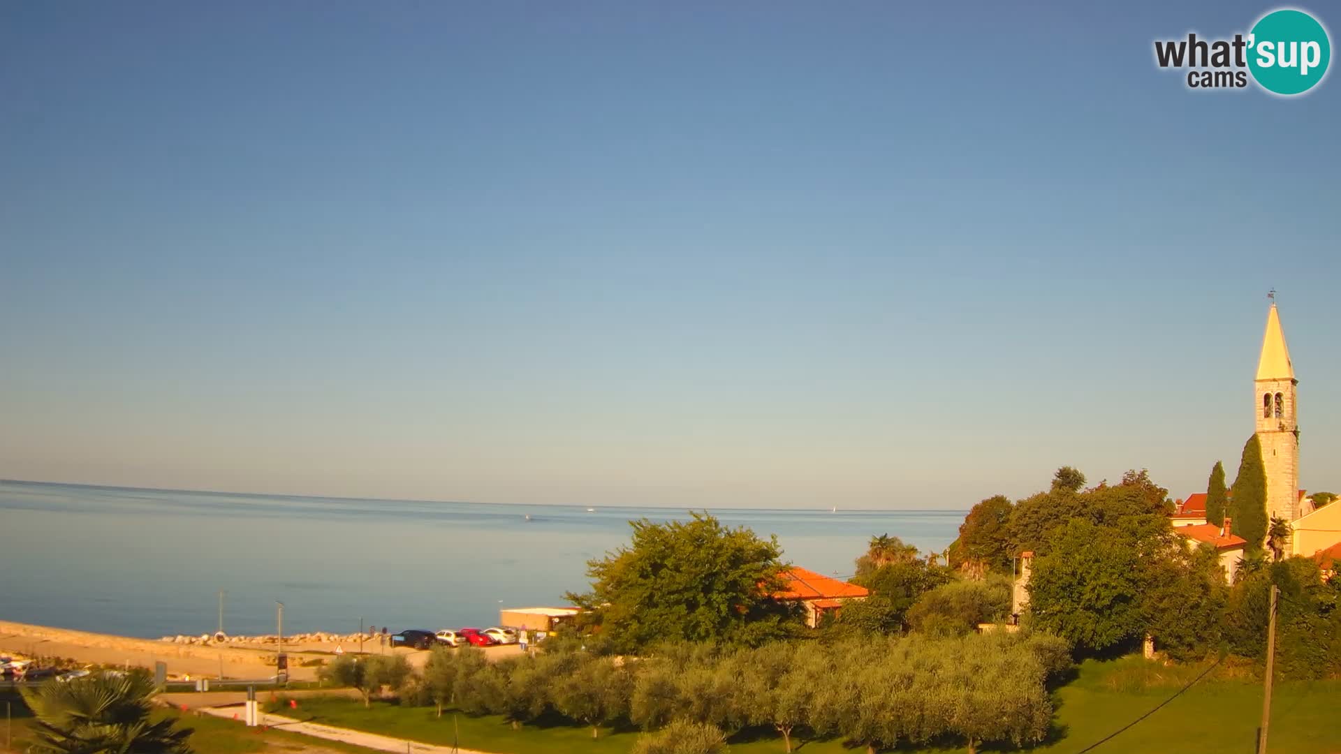 Umag Webcam uživo Lovrečica / San Lorenzo – Istra – Hrvatska