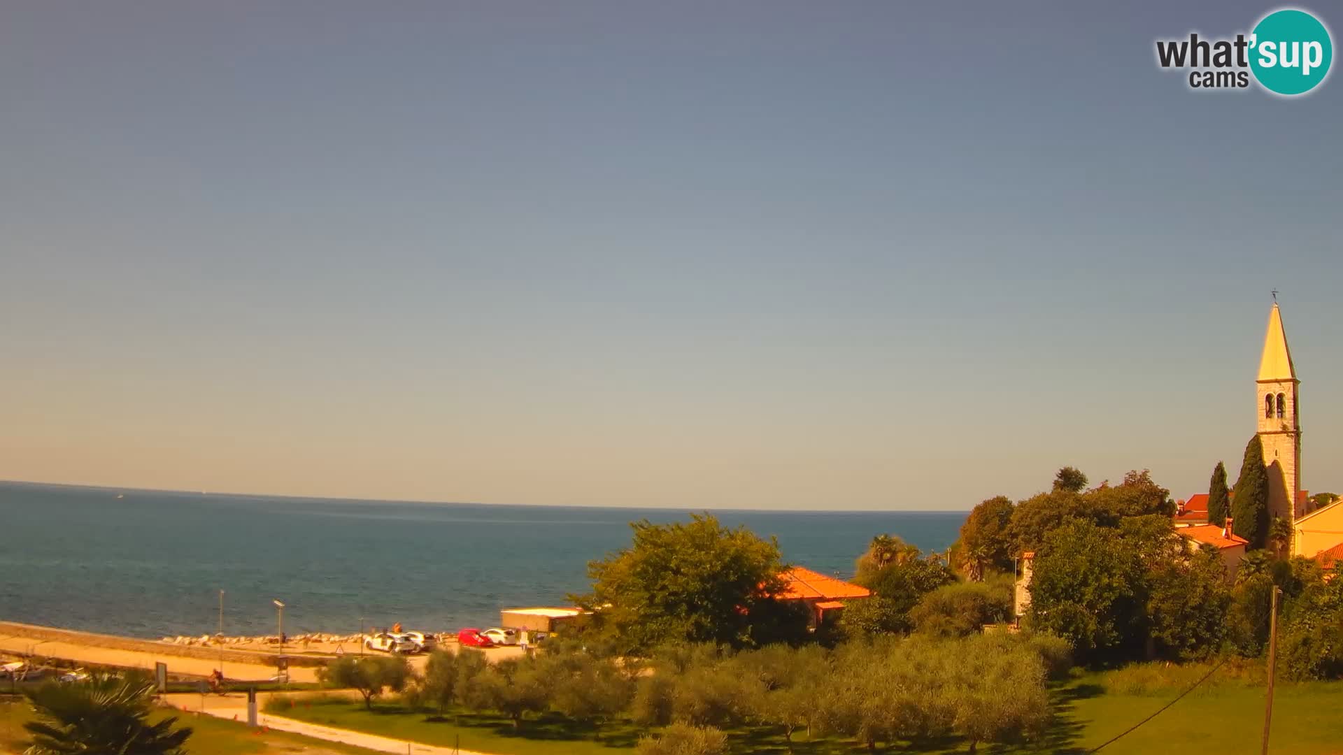 Umag spletna kamera Lovrečica – Istra – Hrvaška