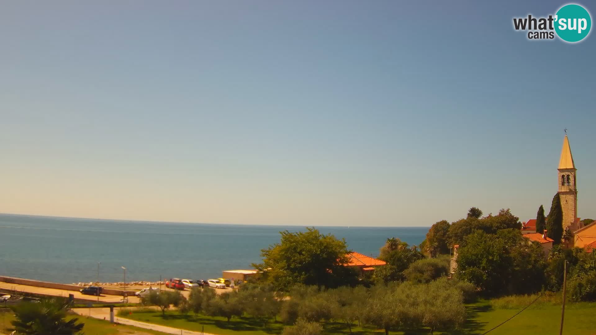 Umag Webcam uživo Lovrečica / San Lorenzo – Istra – Hrvatska