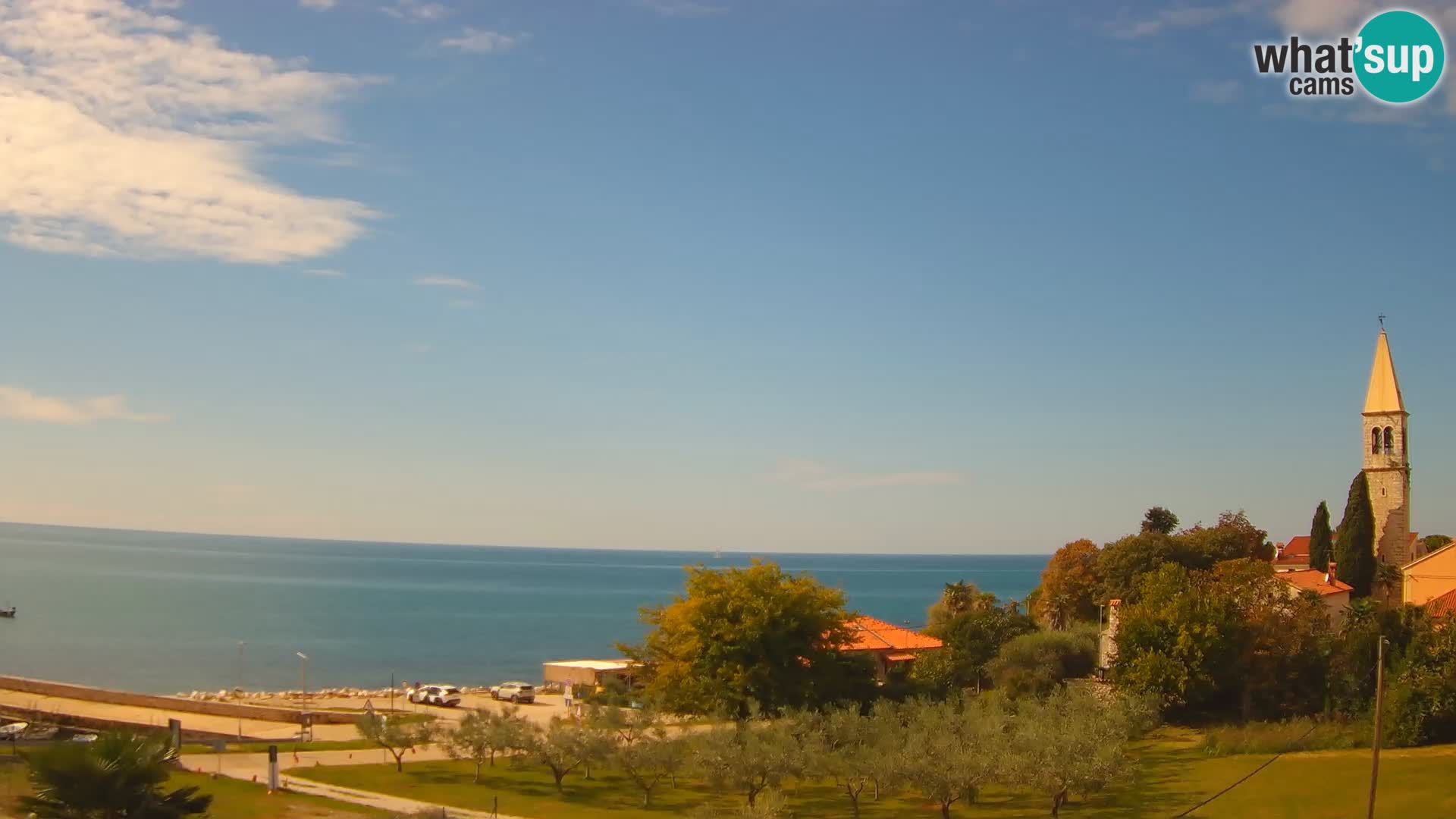 Umag Webcam en direct Lovrečica / San Lorenzo – Istrie – Croatie