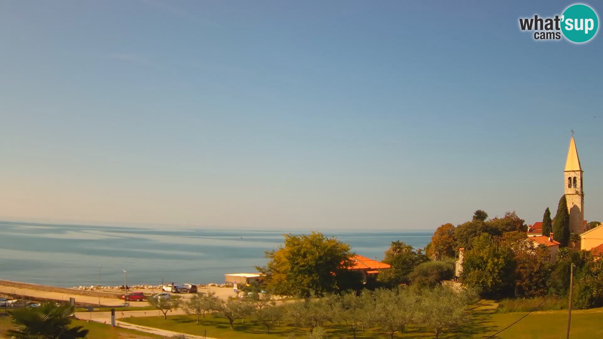 Umag Webcam uživo Lovrečica / San Lorenzo – Istra – Hrvatska