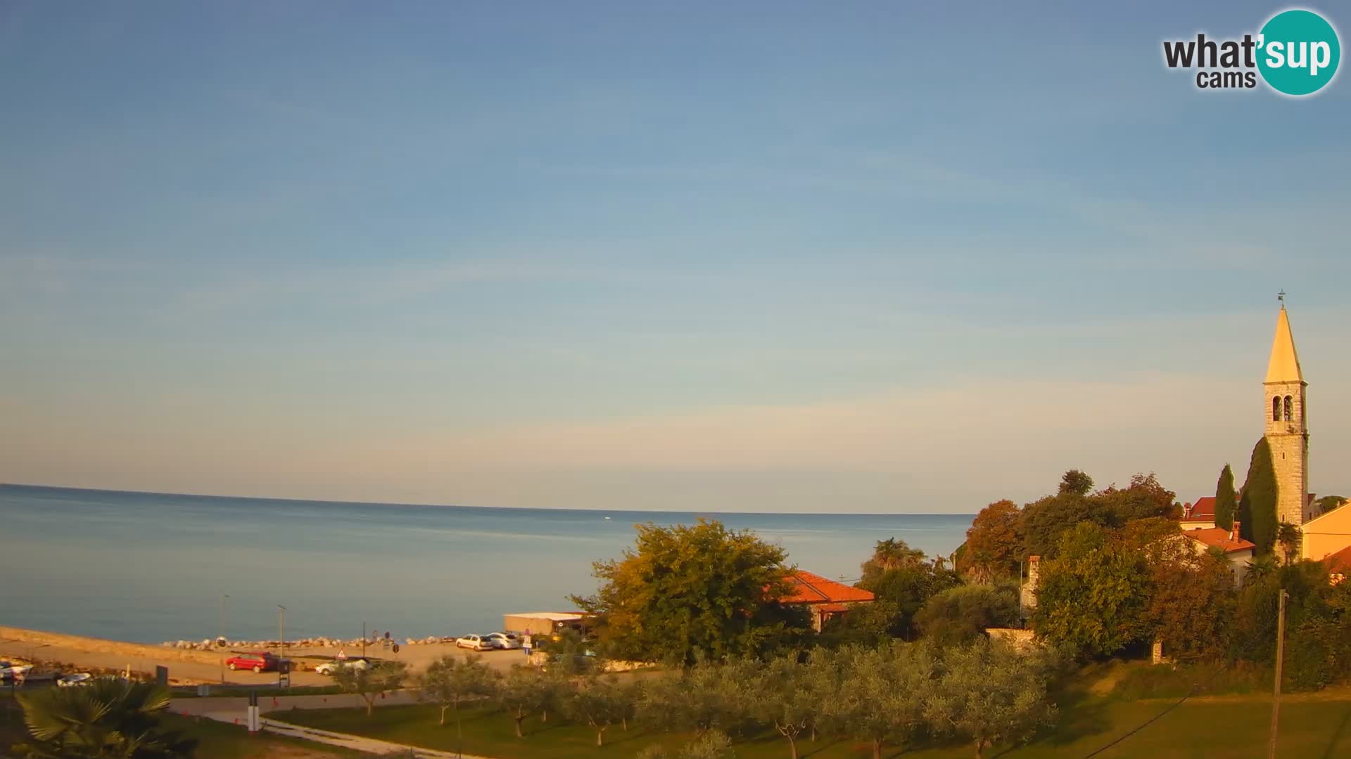 Umag spletna kamera Lovrečica – Istra – Hrvaška