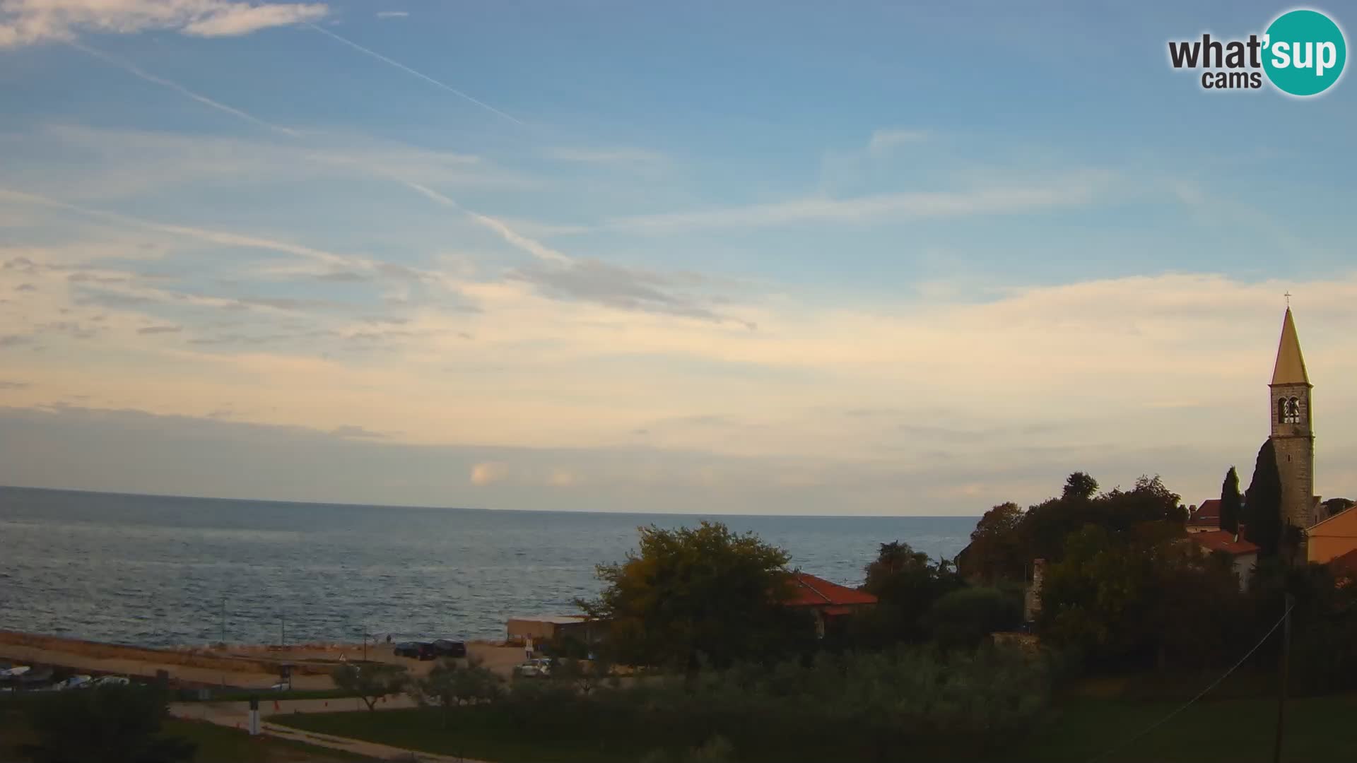 Umag Webcam uživo Lovrečica / San Lorenzo – Istra – Hrvatska