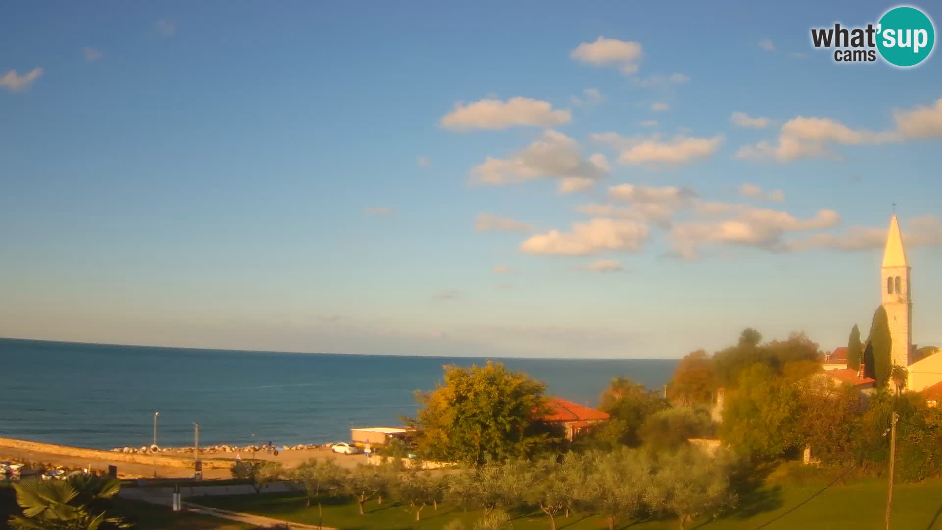 Umag Webcam en direct Lovrečica / San Lorenzo – Istrie – Croatie