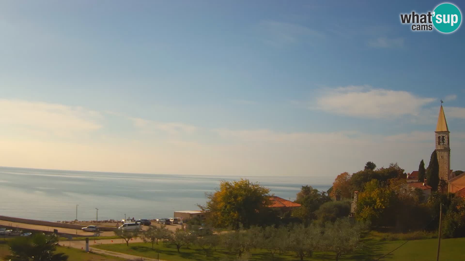 Umag Webcam en direct Lovrečica / San Lorenzo – Istrie – Croatie