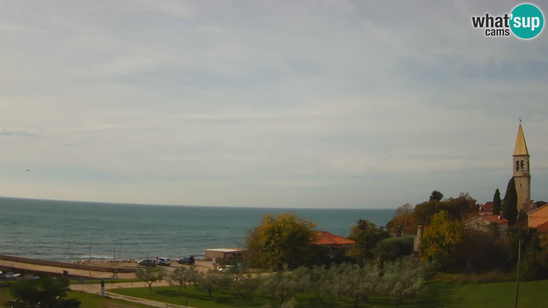 Umag Webcam en direct Lovrečica / San Lorenzo – Istrie – Croatie