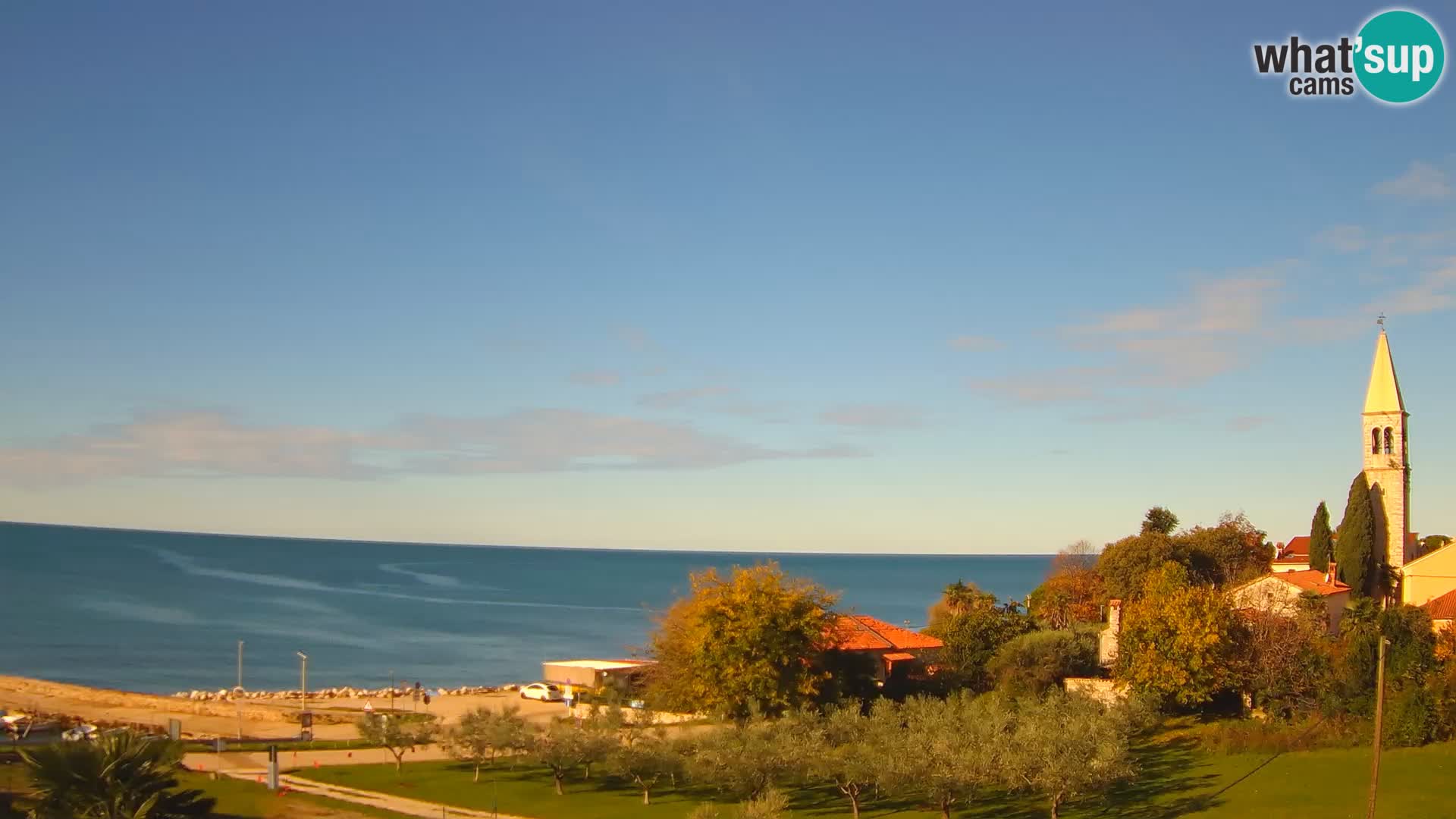 Umag Cámara web en vivo Lovrečica / San Lorenzo – Istria – Croacia