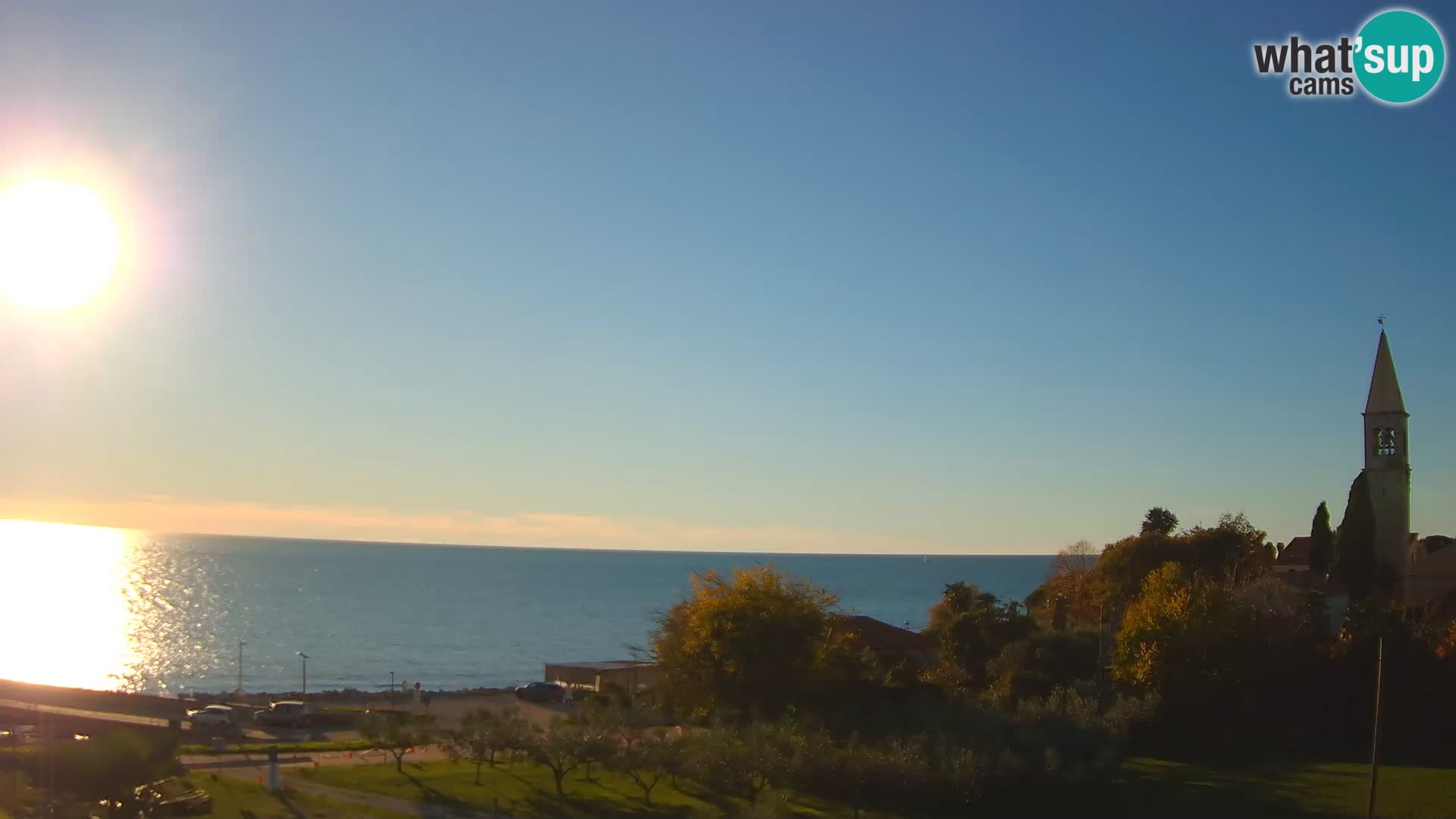 Umag Webcam uživo Lovrečica / San Lorenzo – Istra – Hrvatska