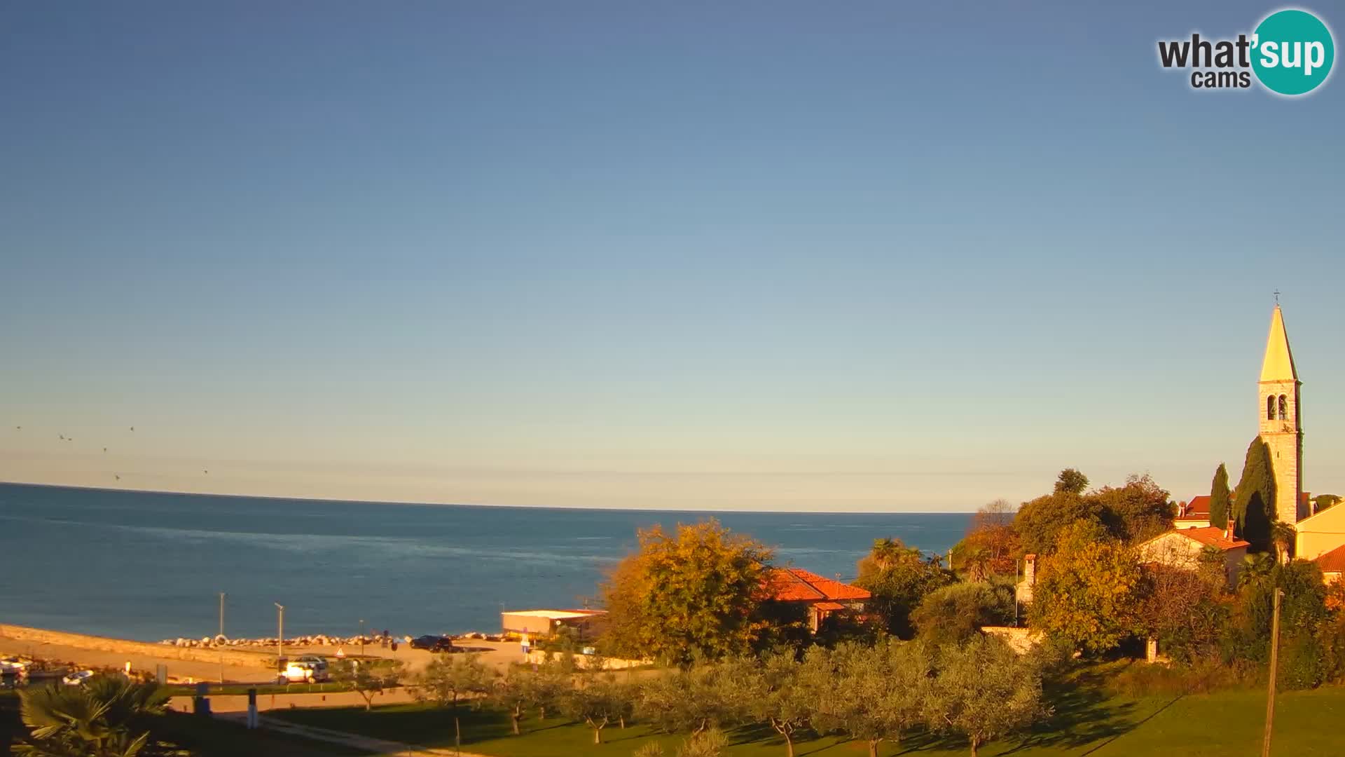 Umag Webcam uživo Lovrečica / San Lorenzo – Istra – Hrvatska