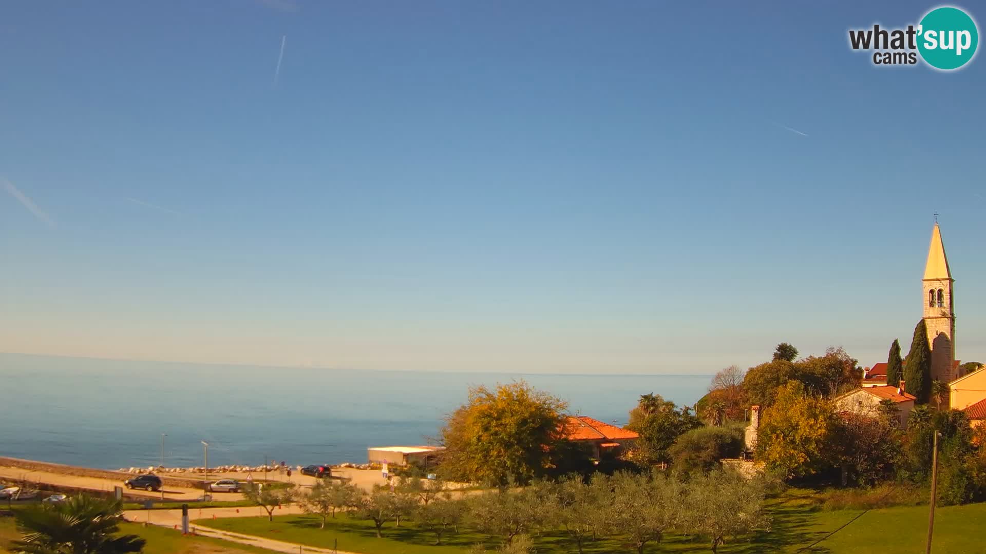 Umag spletna kamera Lovrečica – Istra – Hrvaška