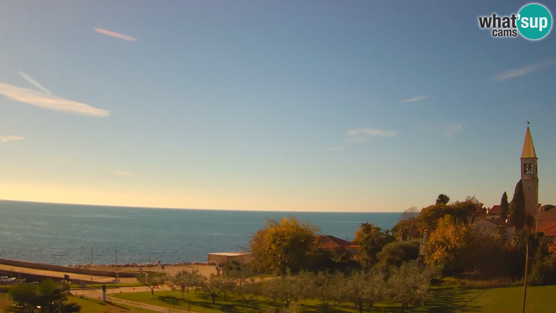 Umag Webcam uživo Lovrečica / San Lorenzo – Istra – Hrvatska