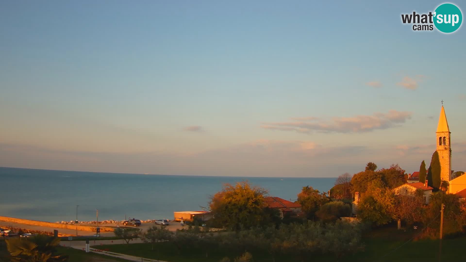 Umag Webcam uživo Lovrečica / San Lorenzo – Istra – Hrvatska