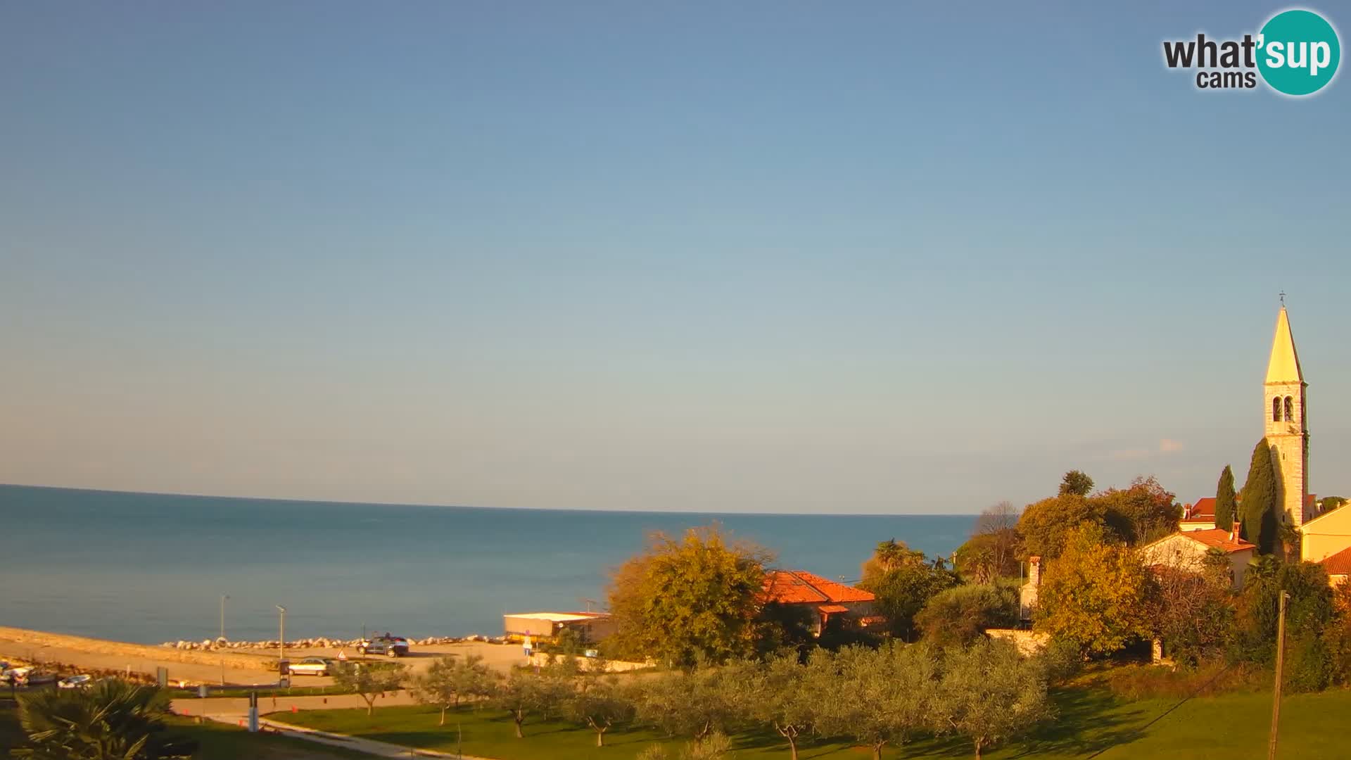 Umag spletna kamera Lovrečica – Istra – Hrvaška