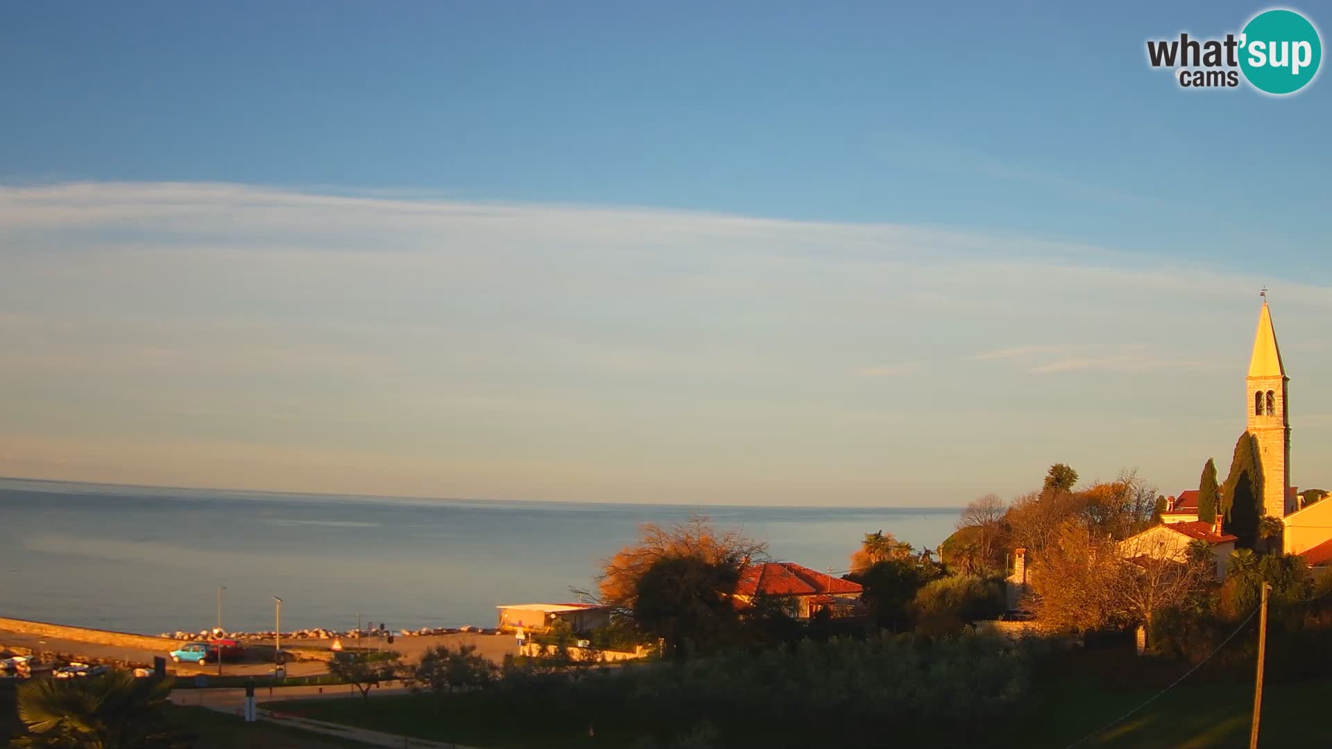 Umag Webcam uživo Lovrečica / San Lorenzo – Istra – Hrvatska