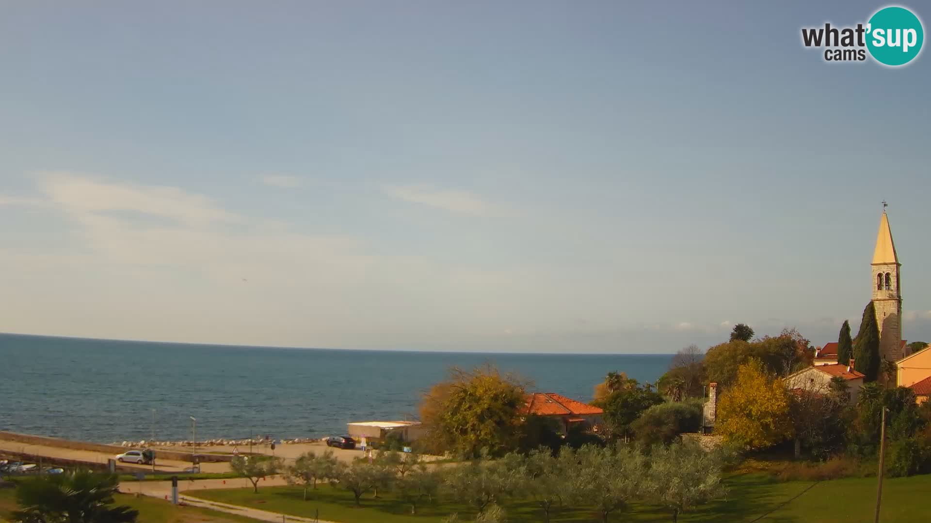 Umag Webcam en direct Lovrečica / San Lorenzo – Istrie – Croatie