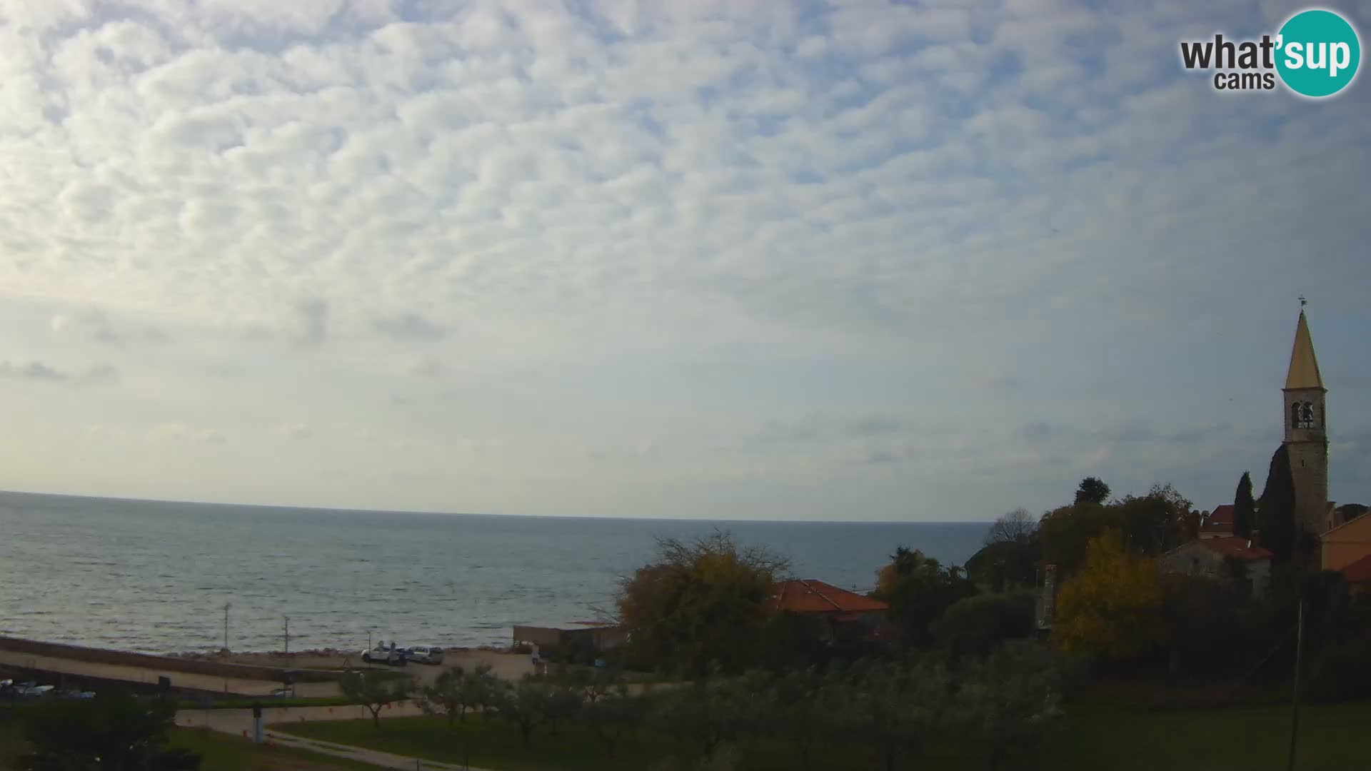 Umag Webcam en direct Lovrečica / San Lorenzo – Istrie – Croatie