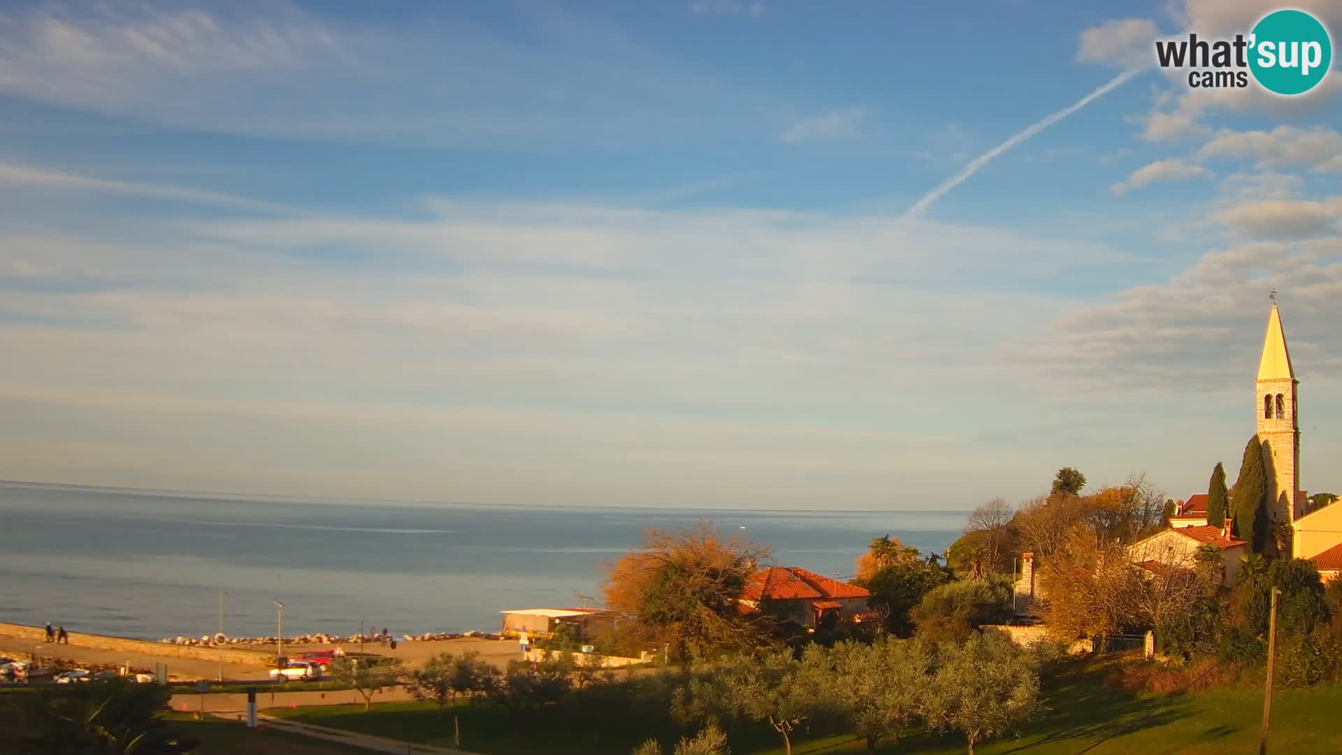 Umag Webcam uživo Lovrečica / San Lorenzo – Istra – Hrvatska