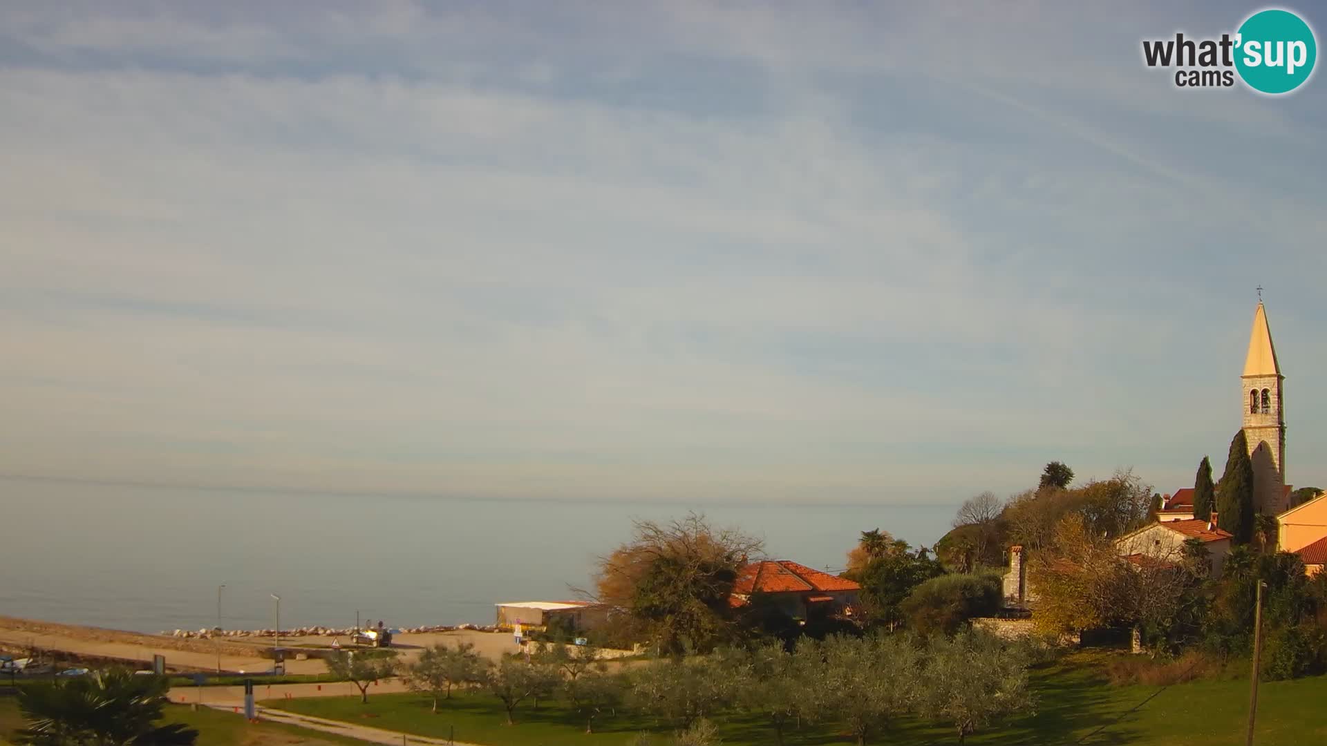 Umag Webcam en direct Lovrečica / San Lorenzo – Istrie – Croatie