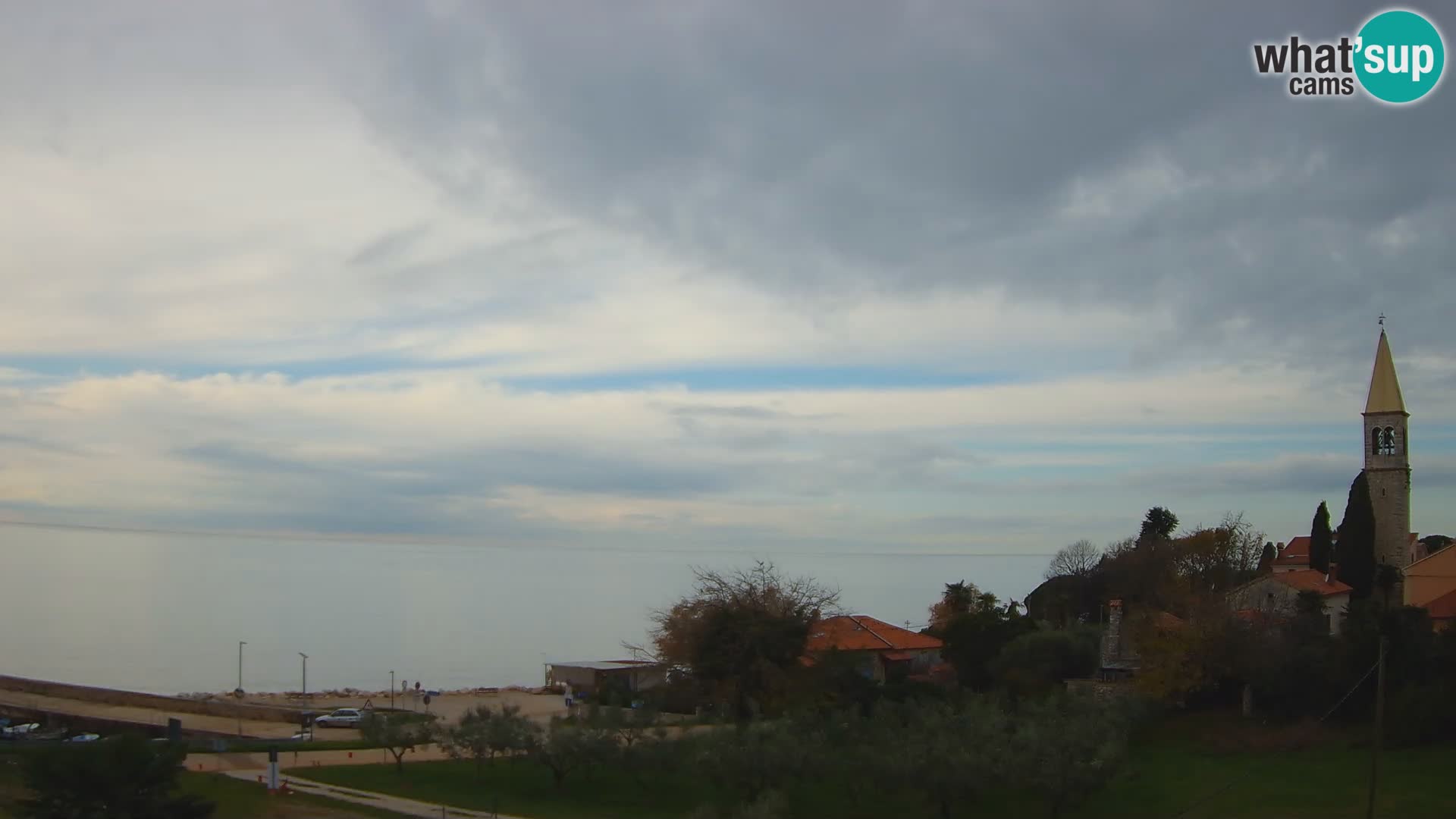 Umag Webcam uživo Lovrečica / San Lorenzo – Istra – Hrvatska