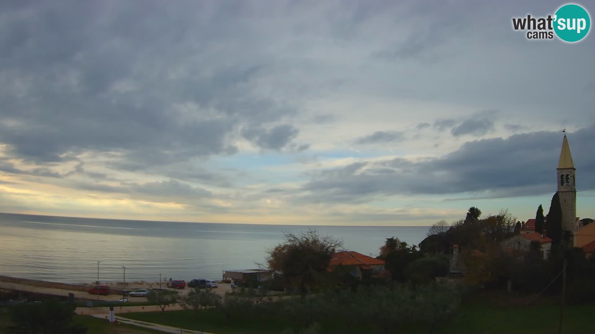Umag Webcam uživo Lovrečica / San Lorenzo – Istra – Hrvatska