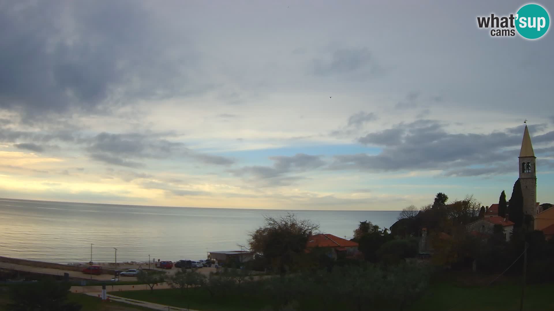 Umag Webcam uživo Lovrečica / San Lorenzo – Istra – Hrvatska
