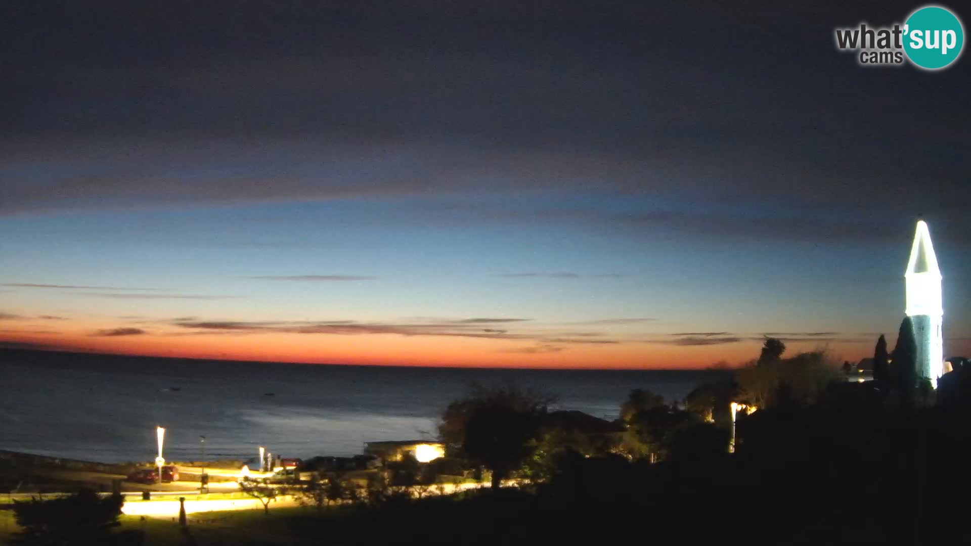 Umag Webcam en direct Lovrečica / San Lorenzo – Istrie – Croatie