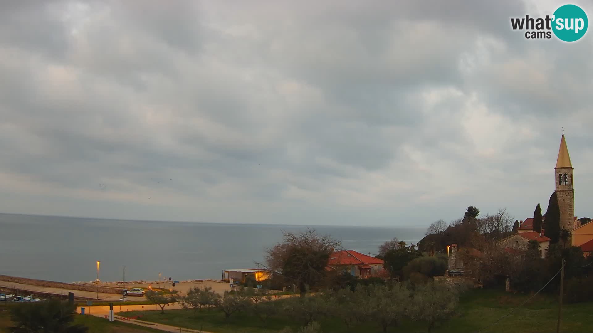 Umag Webcam en direct Lovrečica / San Lorenzo – Istrie – Croatie