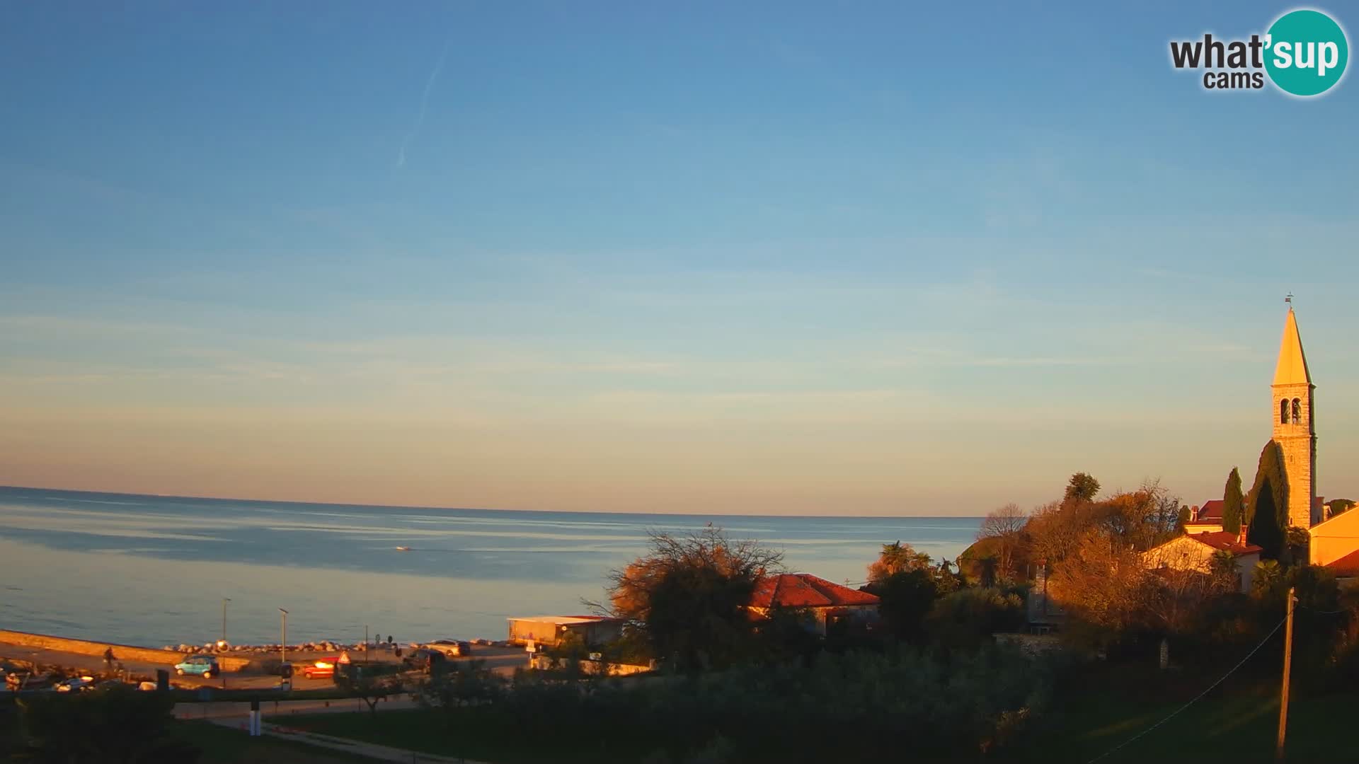 Umag spletna kamera Lovrečica – Istra – Hrvaška